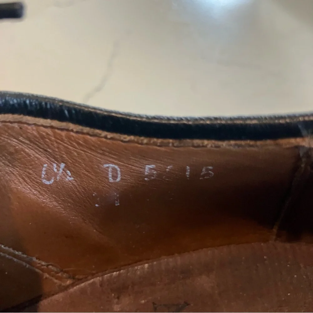 Allen Edmonds Park Avenue Black Oxford Dress Shoes Men’s Size 6.5 D - Picture 14 of 14